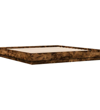 Bettgestell Räuchereiche 200x200 cm Holzwerkstoff