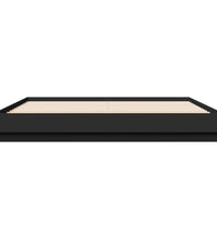 Bettgestell Schwarz 180x200 cm Holzwerkstoff