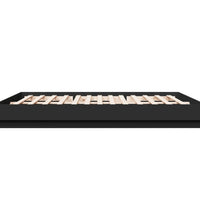 Bettgestell Schwarz 180x200 cm Holzwerkstoff