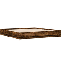 Bettgestell Räuchereiche 180x200 cm Holzwerkstoff