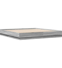 Bettgestell Grau Sonoma 180x200 cm Holzwerkstoff