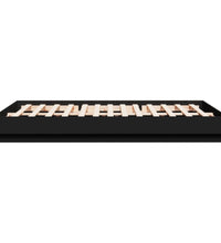 Bettgestell Schwarz 160x200 cm Holzwerkstoff
