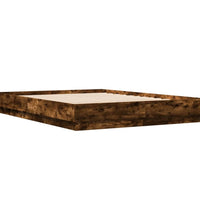 Bettgestell Räuchereiche 160x200 cm Holzwerkstoff