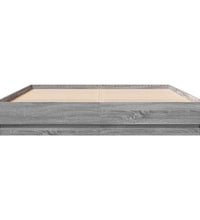 Bettgestell Grau Sonoma 140x200 cm Holzwerkstoff