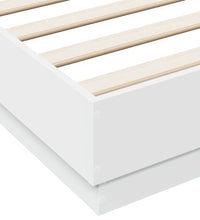 Bettgestell Weiß 120x200 cm Holzwerkstoff