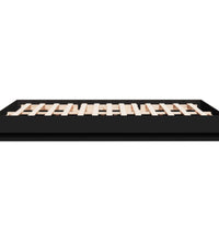 Bettgestell Schwarz 120x200 cm Holzwerkstoff