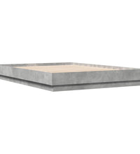 Bettgestell Betongrau 120x200 cm Holzwerkstoff