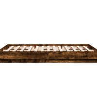 Bettgestell Räuchereiche 120x200 cm Holzwerkstoff