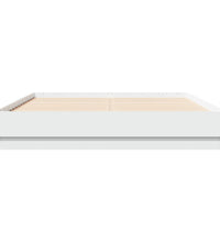 Bettgestell Weiß 135x190 cm Holzwerkstoff