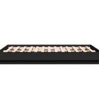 Bettgestell Schwarz 135x190 cm Holzwerkstoff