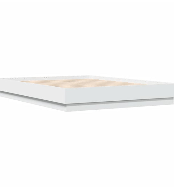 Bettgestell Weiß 120x190 cm Holzwerkstoff