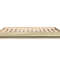 Bettgestell Sonoma-Eiche 120x190 cm Holzwerkstoff