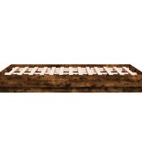 Bettgestell Räuchereiche 120x190 cm Holzwerkstoff