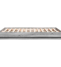Bettgestell Grau Sonoma 120x190 cm Holzwerkstoff