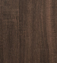 Bettgestell mit Kopfteil Braun Eichen-Optik 135x190 cm