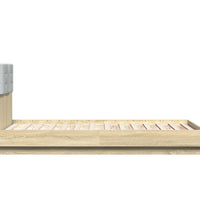 Bettgestell mit Kopfteil Sonoma-Eiche 75x190 cm Holzwerkstoff