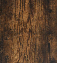 Bettgestell mit Kopfteil Räuchereiche 75x190 cm Holzwerkstoff