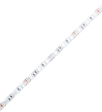 Bettgestell mit Kopfteil und LED-Leuchten Betongrau 90x200 cm