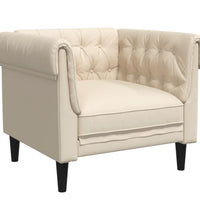 3-tlg. Sofagarnitur Creme Stoff