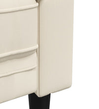 3-tlg. Sofagarnitur Creme Stoff