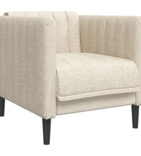 3-tlg. Sofagarnitur Creme Stoff