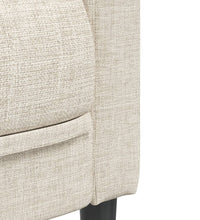 3-tlg. Sofagarnitur Creme Stoff