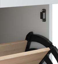 Schuhschrank VIKEN Weiß Holzwerkstoff