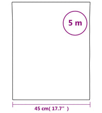 Sonnenschutzfolie Statisch Reflektierend Silbern 45x500 cm PVC