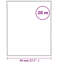 Sonnenschutzfolie Statisch Reflektierend Silbern 45x2000 cm PVC