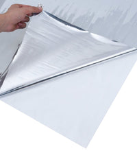 Sonnenschutzfolie Statisch Reflektierend Silbern 90x2000 cm PVC