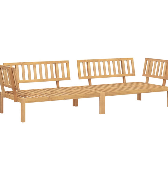 Garten-Ecksofas aus Paletten 2 Stk. Massivholz Akazie