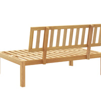 Garten-Mittelsofa aus Paletten Massivholz Akazie