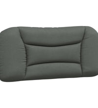 Bettgestell ohne Matratze Dunkelgrau 90x190 cm Stoff