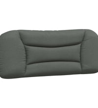 Bettgestell ohne Matratze Dunkelgrau 100x200 cm Stoff