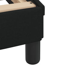 Bettgestell ohne Matratze Schwarz 120x200 cm Stoff