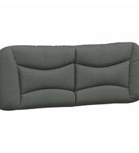 Bettgestell ohne Matratze Dunkelgrau 180x200 cm Stoff