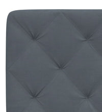 Bettgestell ohne Matratze Dunkelgrau 90x190 cm Samt