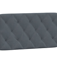 Bettgestell ohne Matratze Dunkelgrau 100x200 cm Samt