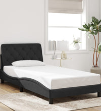 Bettgestell ohne Matratze Schwarz 100x200 cm Samt