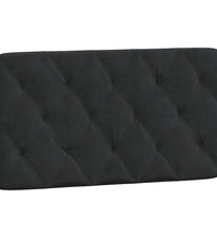 Bettgestell ohne Matratze Schwarz 100x200 cm Samt