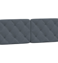 Bettgestell ohne Matratze Dunkelgrau 120x200 cm Samt