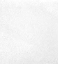 Bettgestell mit Kopfteil Weiß 100x200 cm Kunstleder