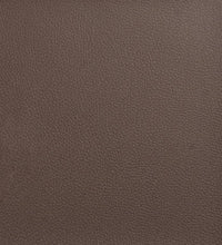 Bettgestell mit Kopfteil Braun 100x200 cm Kunstleder