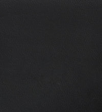 Bett mit Matratze Schwarz und Weiß 80x200 cm Kunstleder