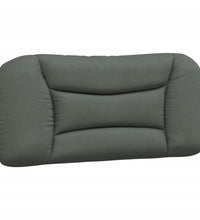 Bett mit Matratze Dunkelgrau 90x200 cm Stoff