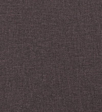 Bett mit Matratze Dunkelbraun 90x200 cm Stoff