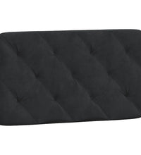 Bett mit Matratze Schwarz 80x200 cm Samt