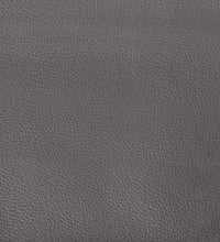 Bett mit Matratze Grau 140x190 cm Kunstleder