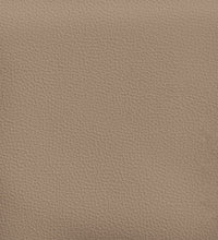 Bett mit Matratze Cappuccino-Braun 90x200 cm Kunstleder