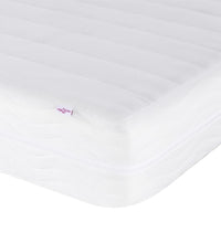 Bett mit Matratze Braun 140x190 cm Kunstleder